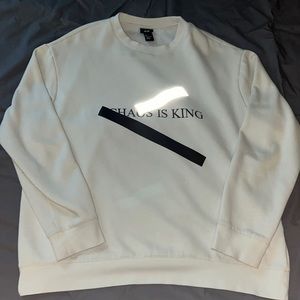H&M Reflective Sweater Size Large